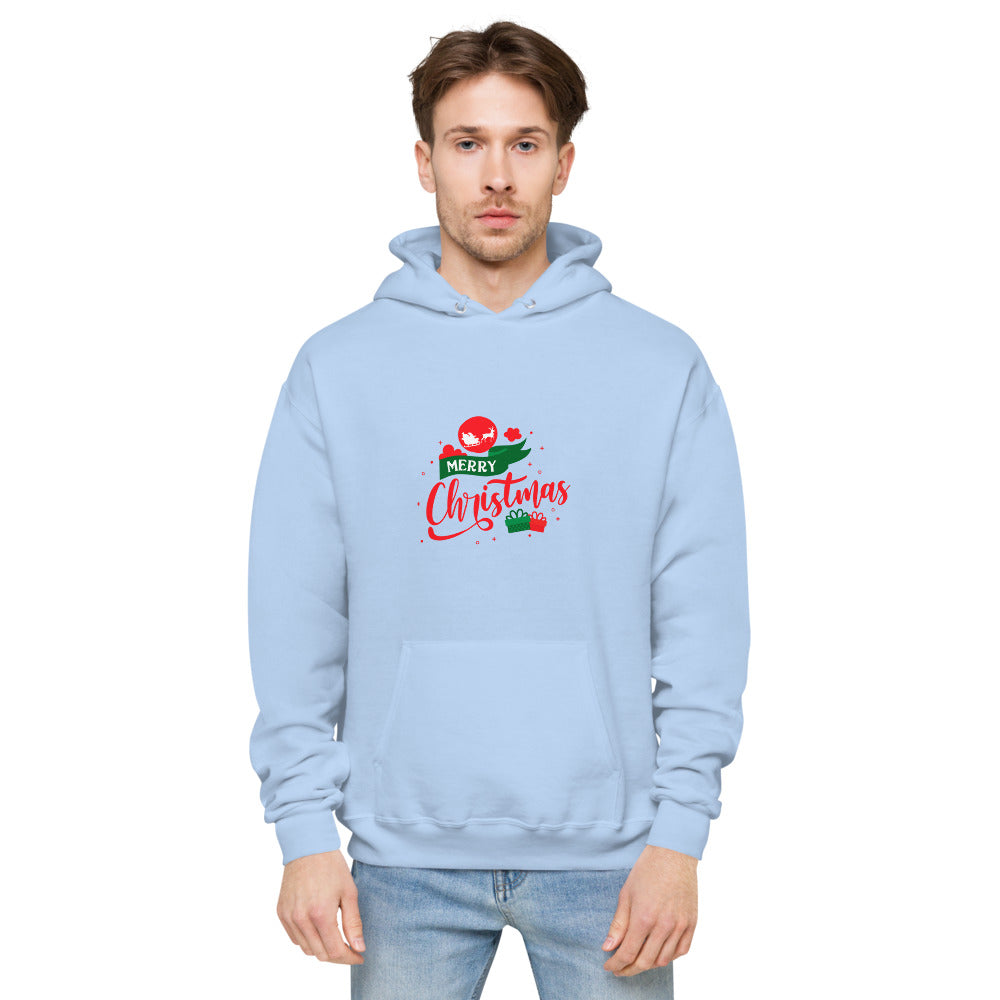 Merry Christmas- unisex fleece hoodie