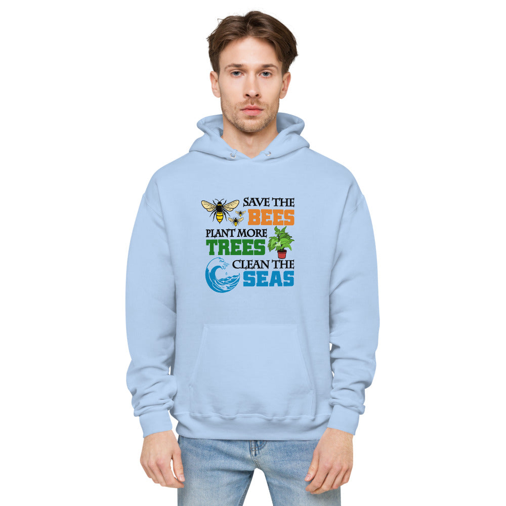 SAVE THE BEES - unisex fleece hoodie