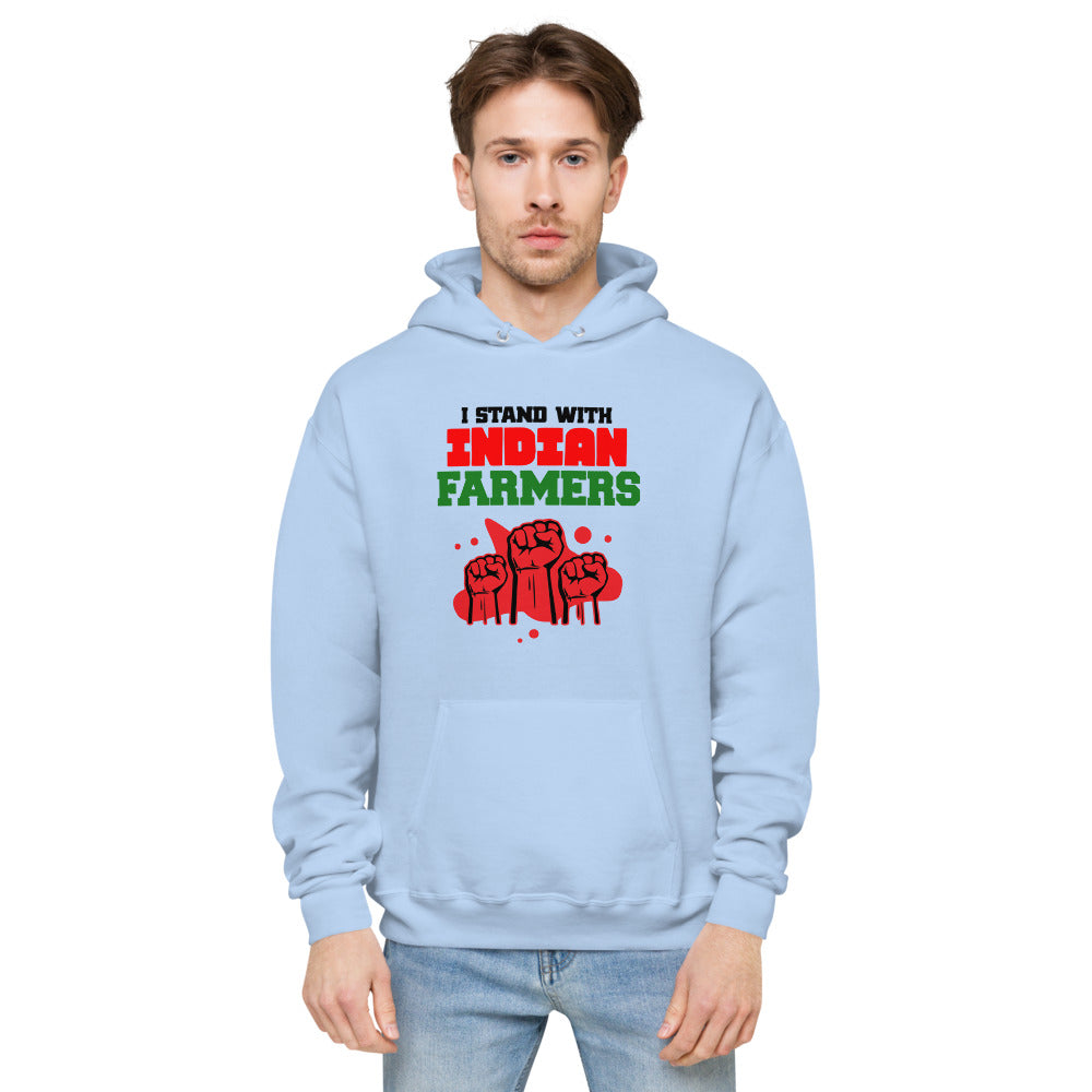 I STAND WITH INDIAN FARMERS - unisex fleece hoodie