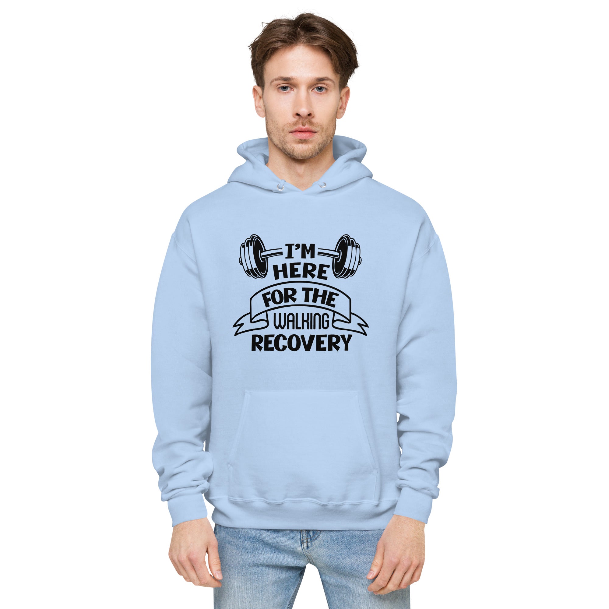 I'M HERE FOR THE WALKING RECOVERY - Unisex fleece hoodie
