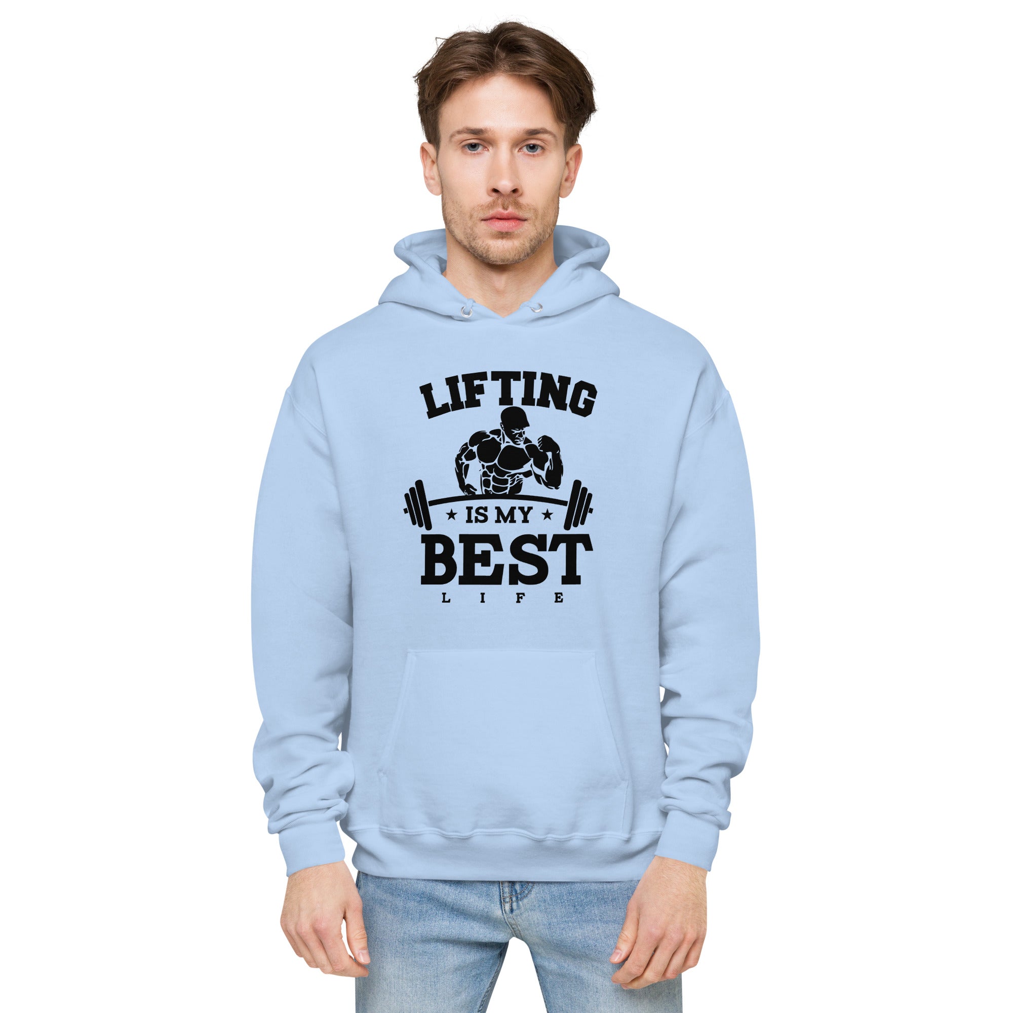 LIFTING IS MY BEST LIFE - Unisex fleece hoodie