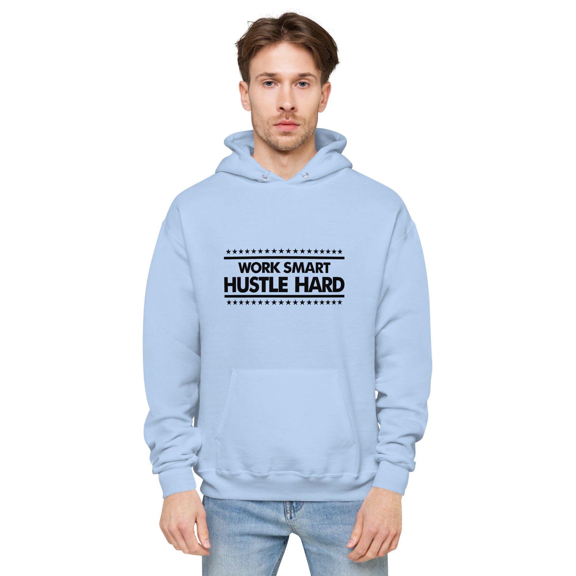 WORK SMART HUSTLE HARD - Unisex fleece hoodie