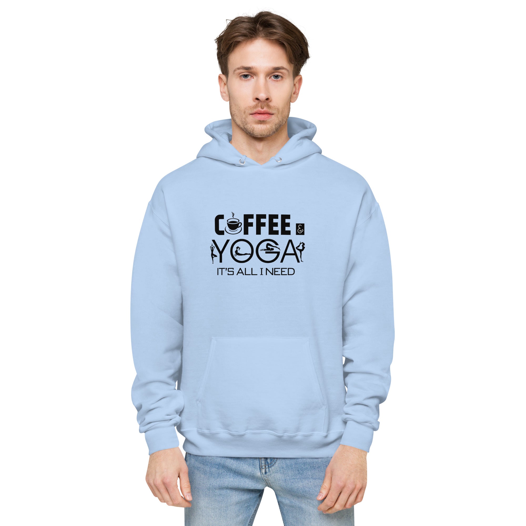 COFFEE YOGA IT'S ALL I NEED - Unisex fleece hoodie