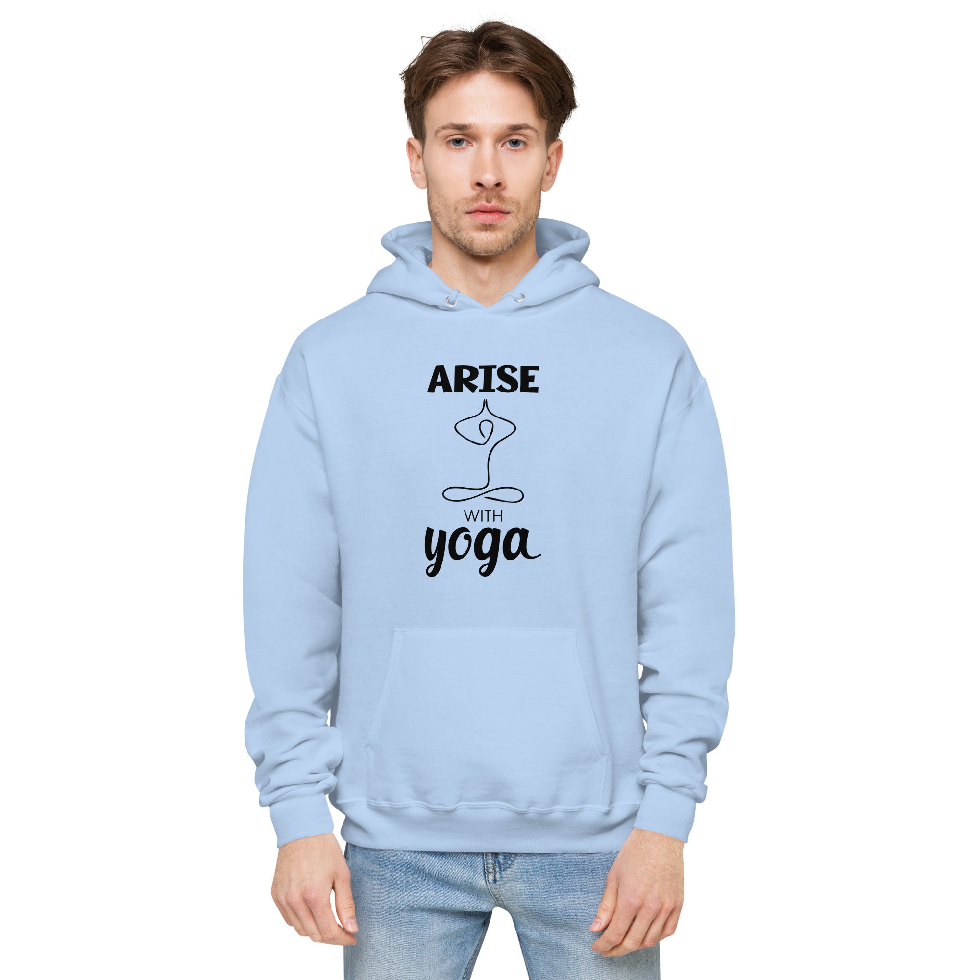 ARISE WITH YOGA - Unisex fleece hoodie