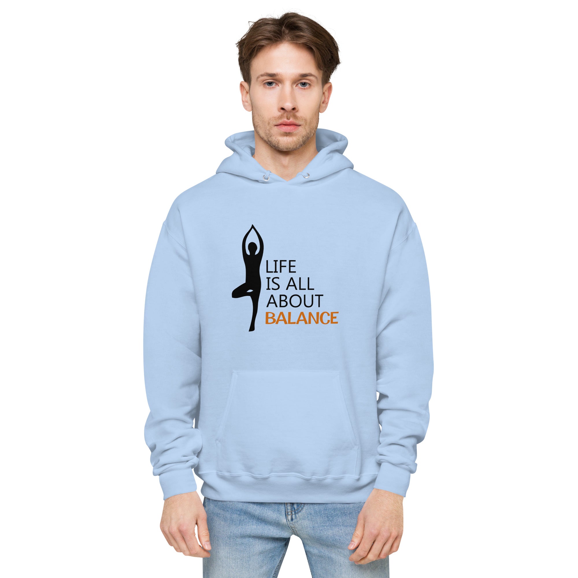 LIFE IS ALL ABOUT BALANCE - Unisex fleece hoodie