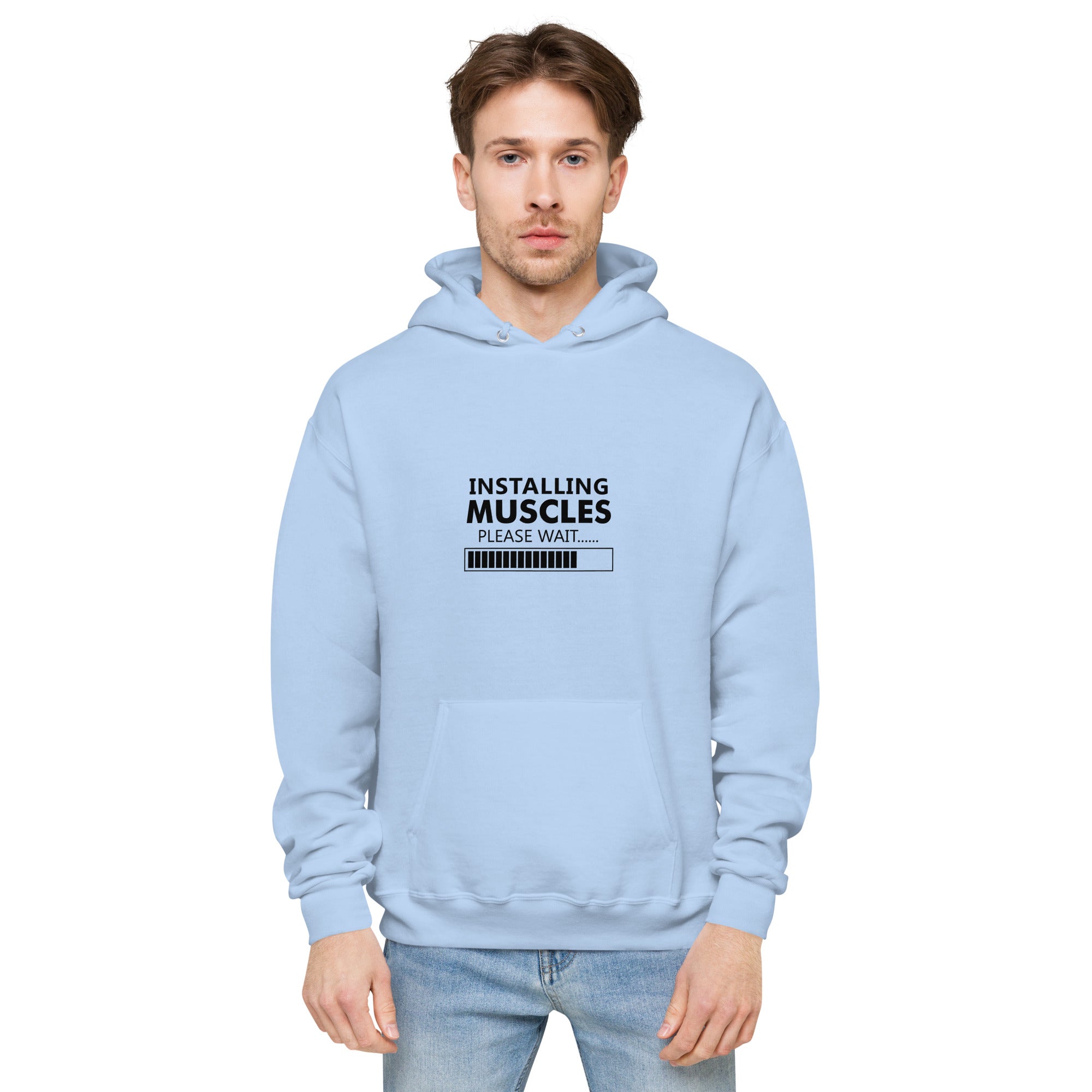 INSTALLING MUSCLES - Unisex fleece hoodie