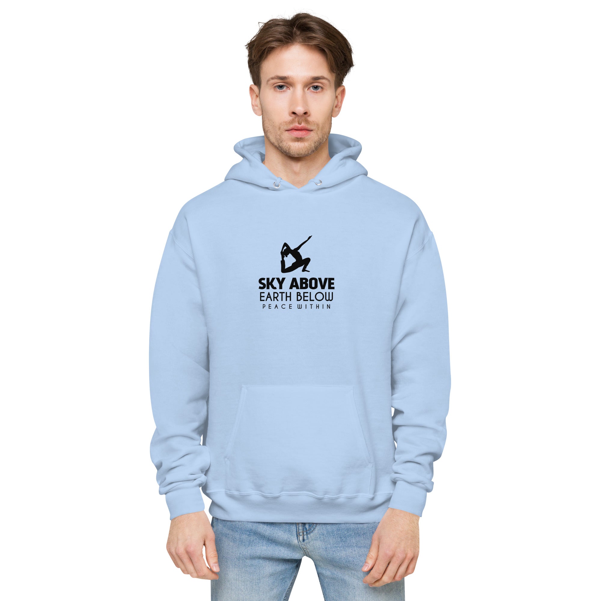 SKY ABOVE EARTH BELOW - Unisex fleece hoodie