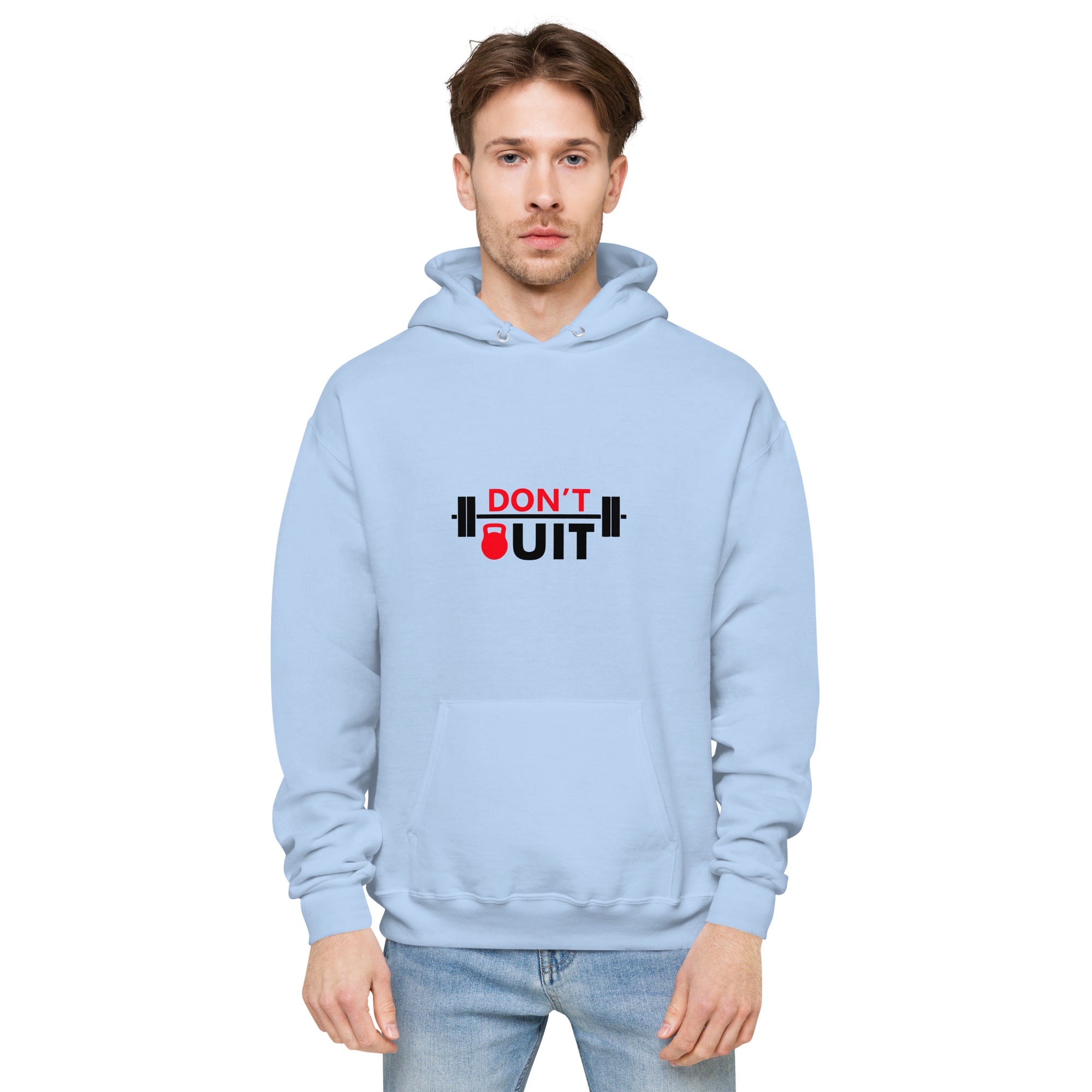 DON'T QUIT - Unisex fleece hoodie