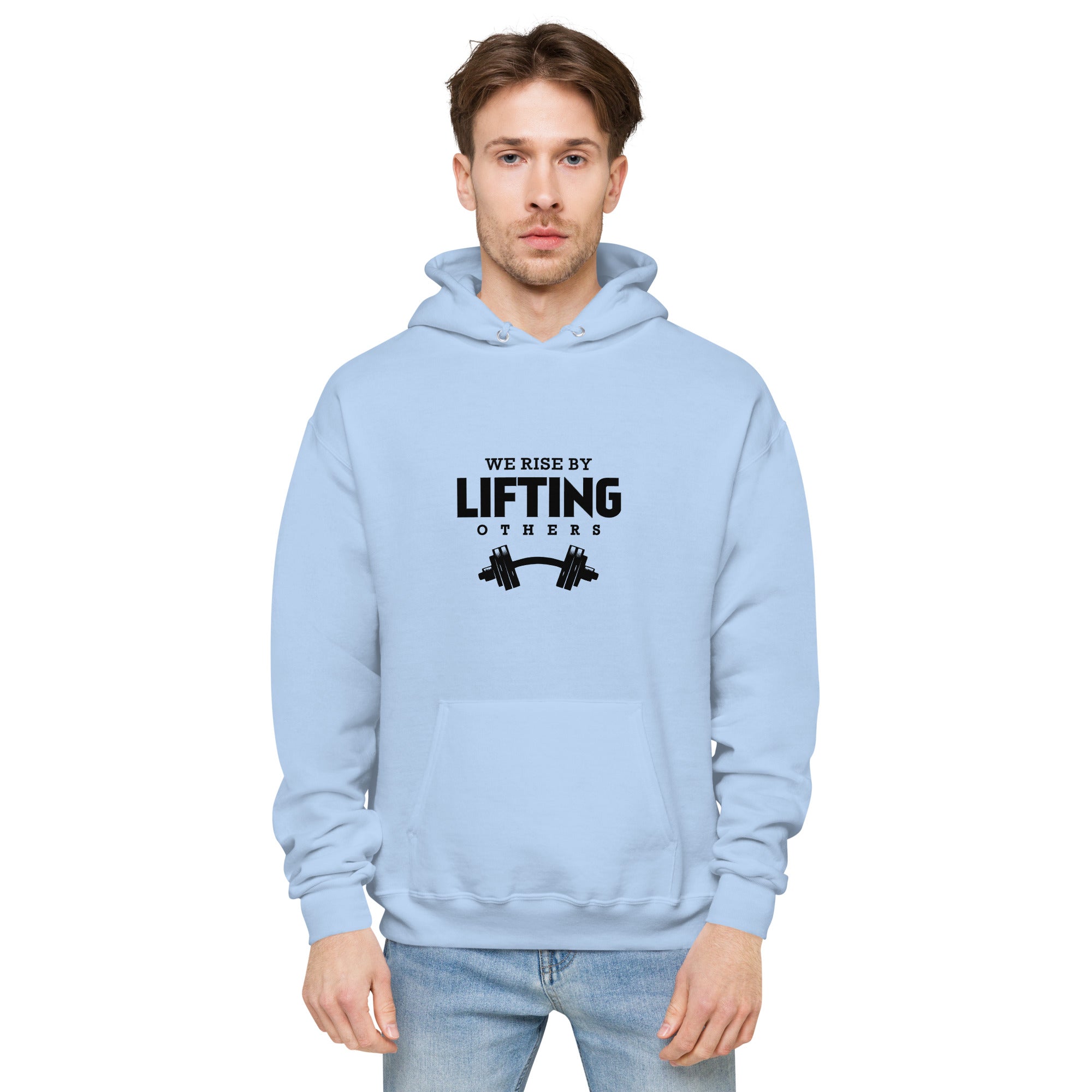 WE RISE BY LIFTING OTHERS - Unisex fleece hoodie