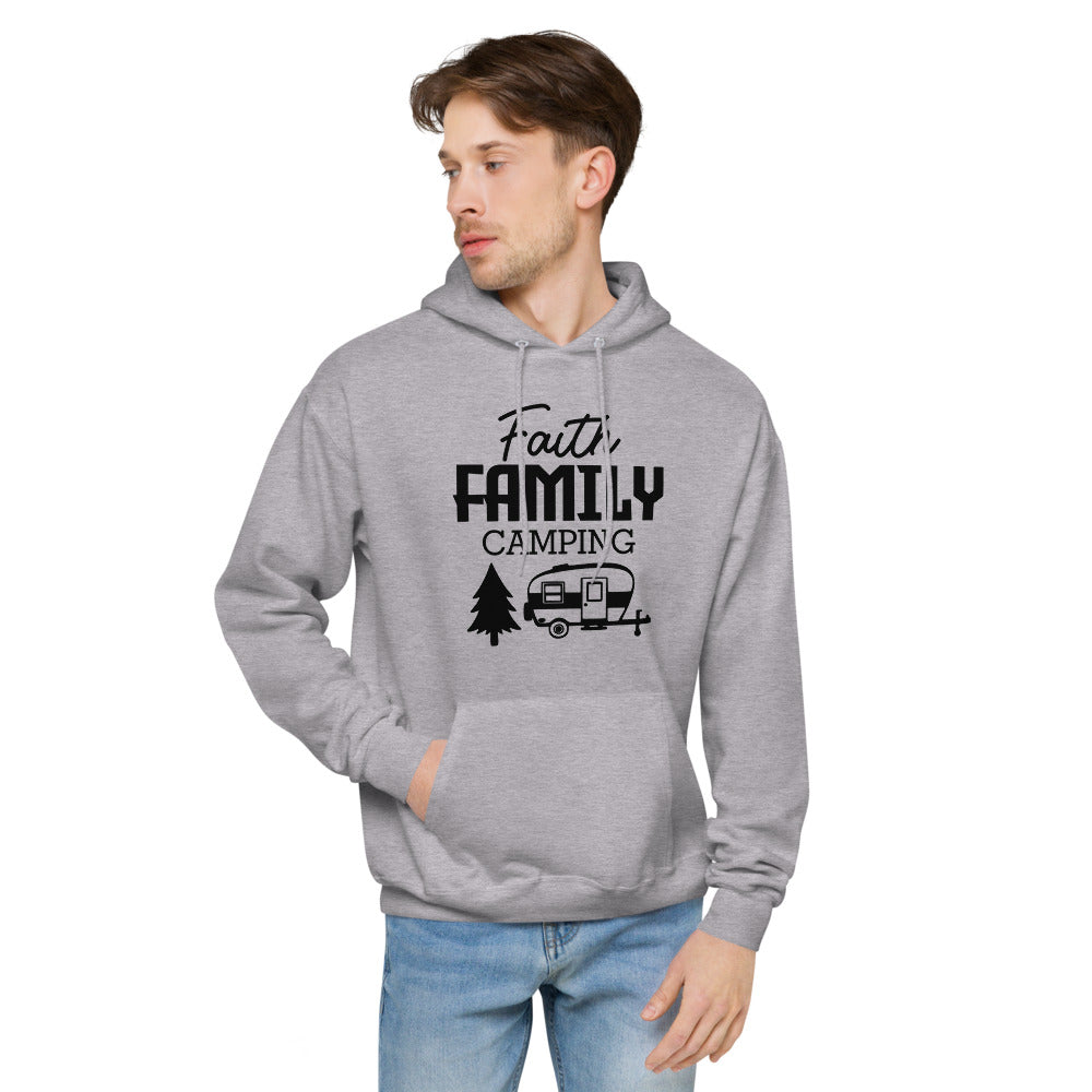 Family Camping- unisex fleece hoodie