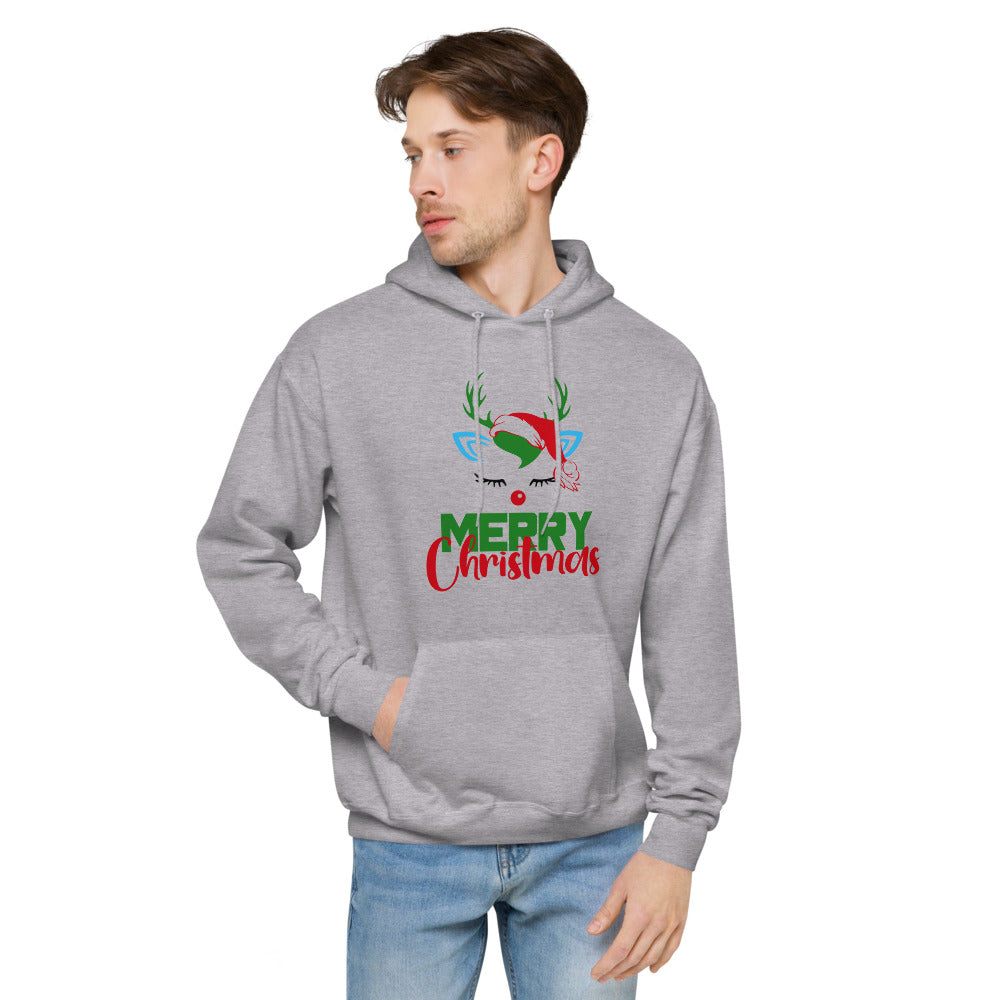 MERRY CHRISTMAS - unisex fleece hoodie