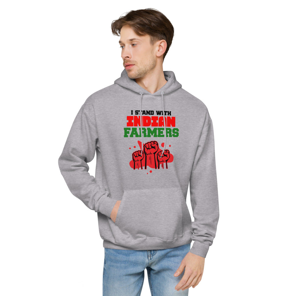 I STAND WITH INDIAN FARMERS - unisex fleece hoodie