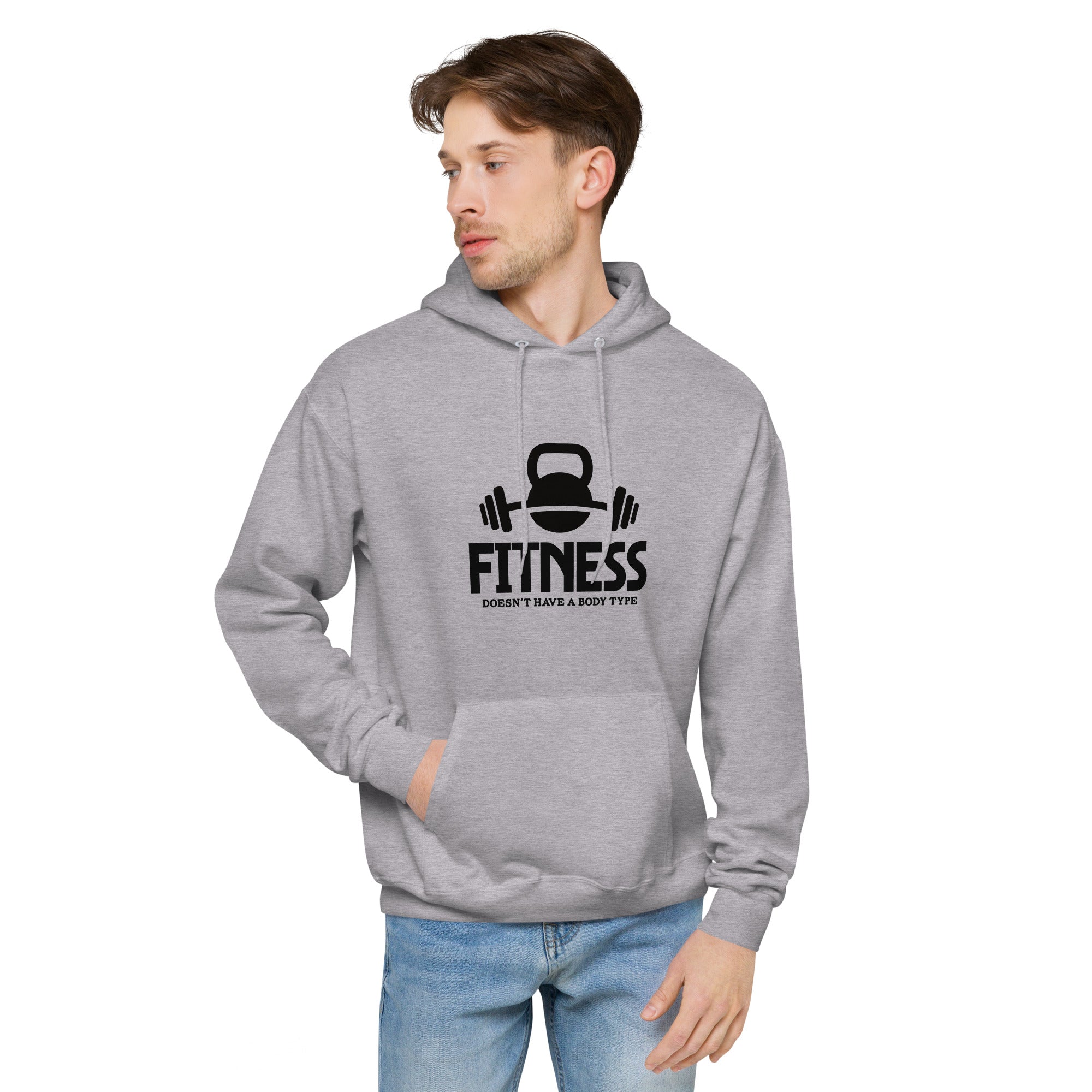 FITNESS - Unisex fleece hoodie
