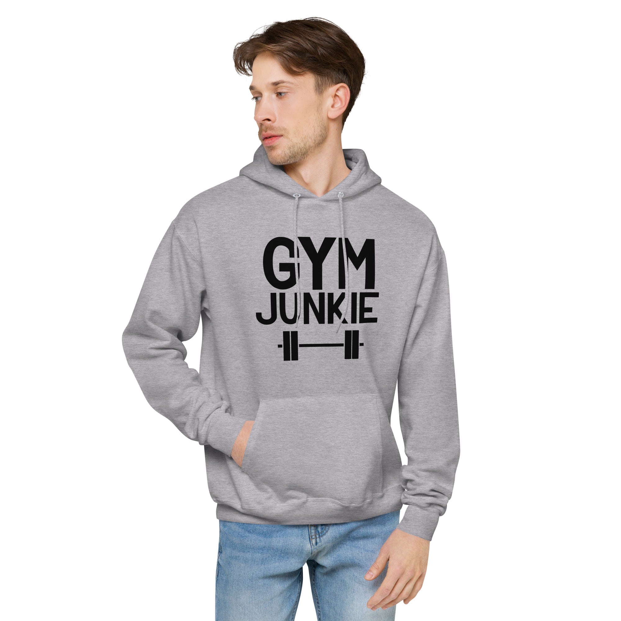 GYM JUNKIE - Unisex fleece hoodie