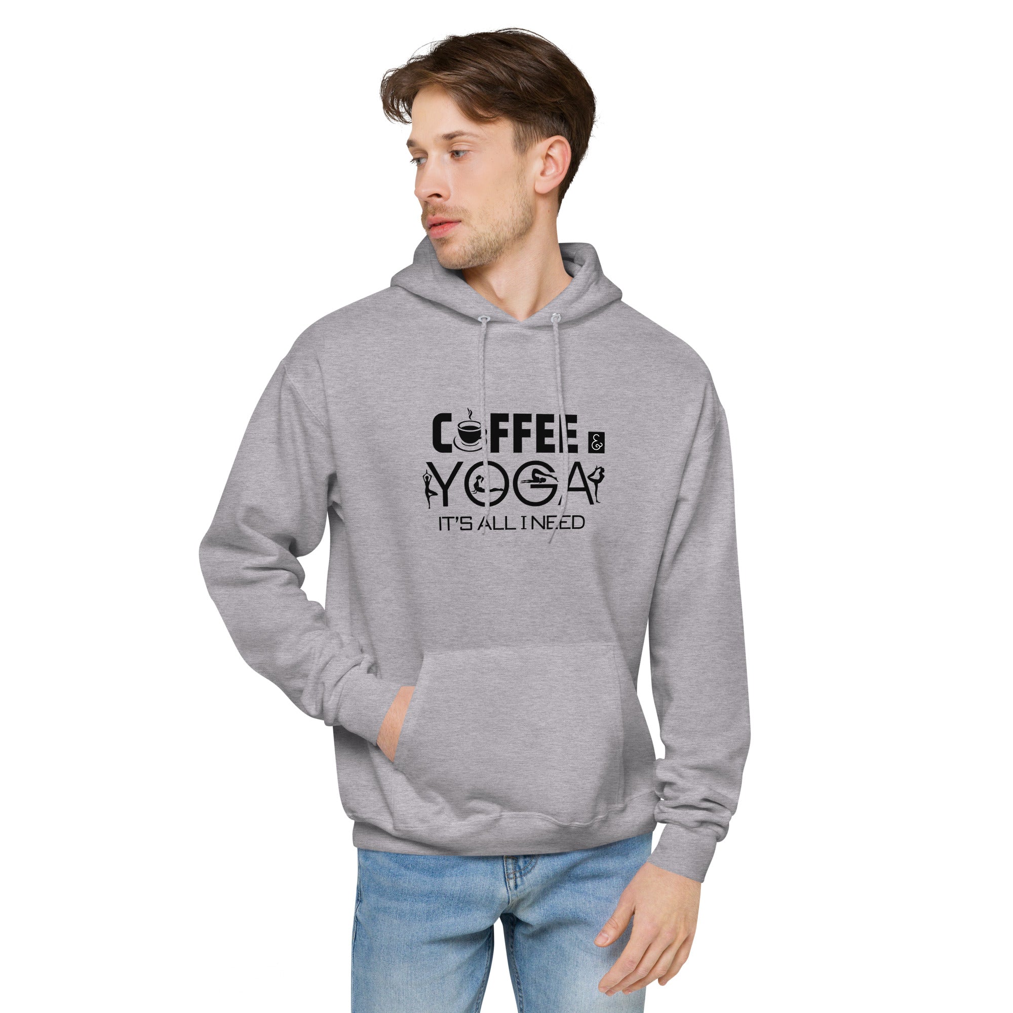 COFFEE YOGA IT'S ALL I NEED - Unisex fleece hoodie