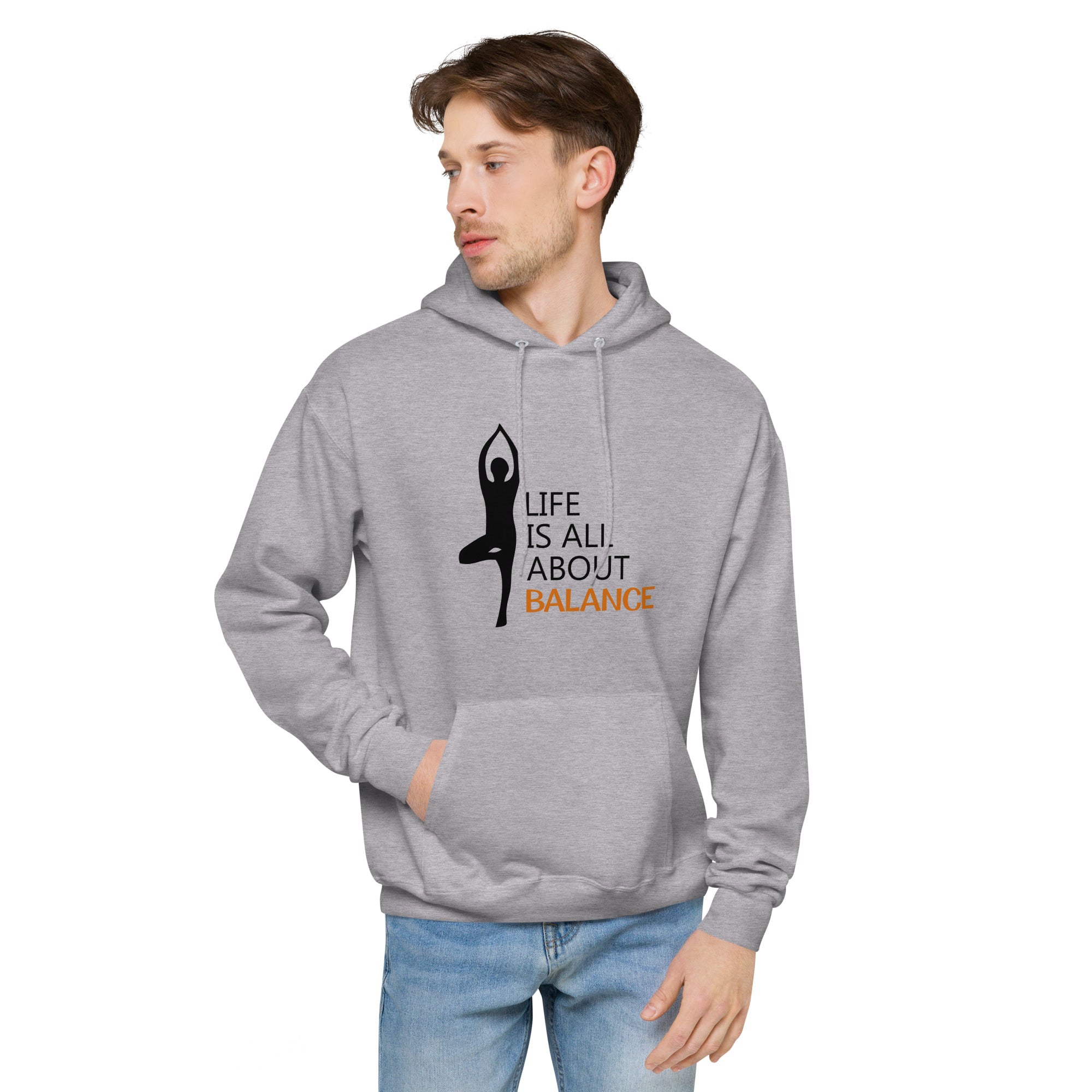 LIFE IS ALL ABOUT BALANCE - Unisex fleece hoodie