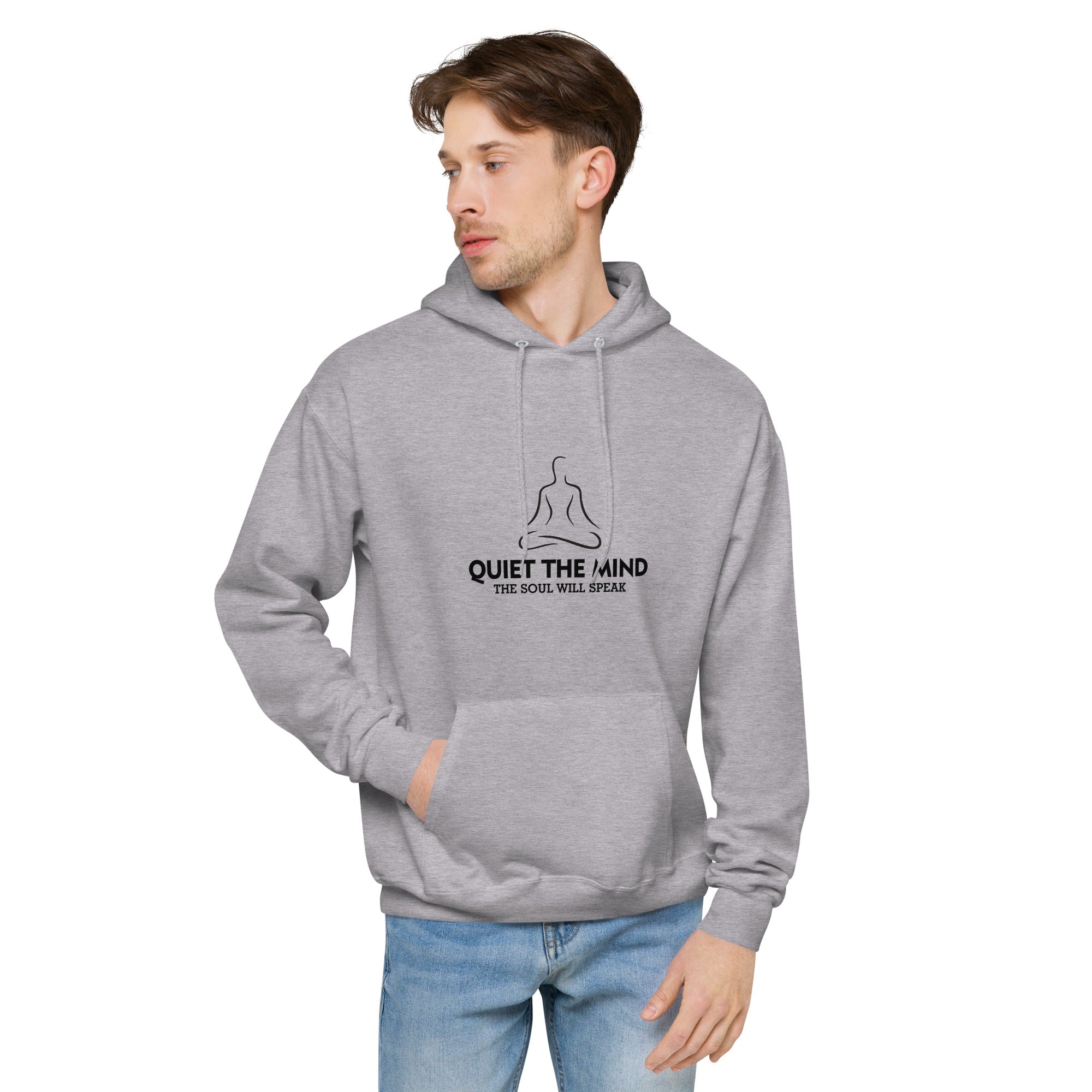 QUIET THE MIND - Unisex fleece hoodie