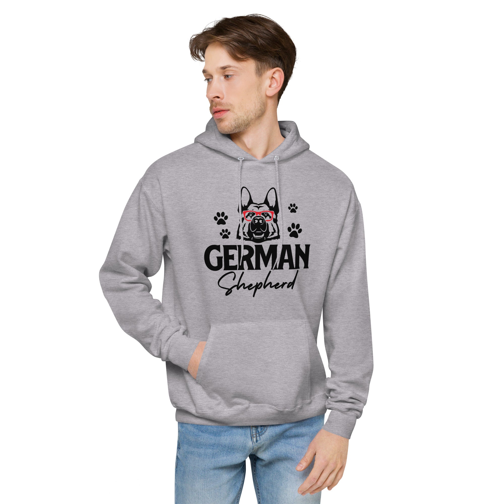 GERMAN SHEPHERD - Unisex fleece hoodie