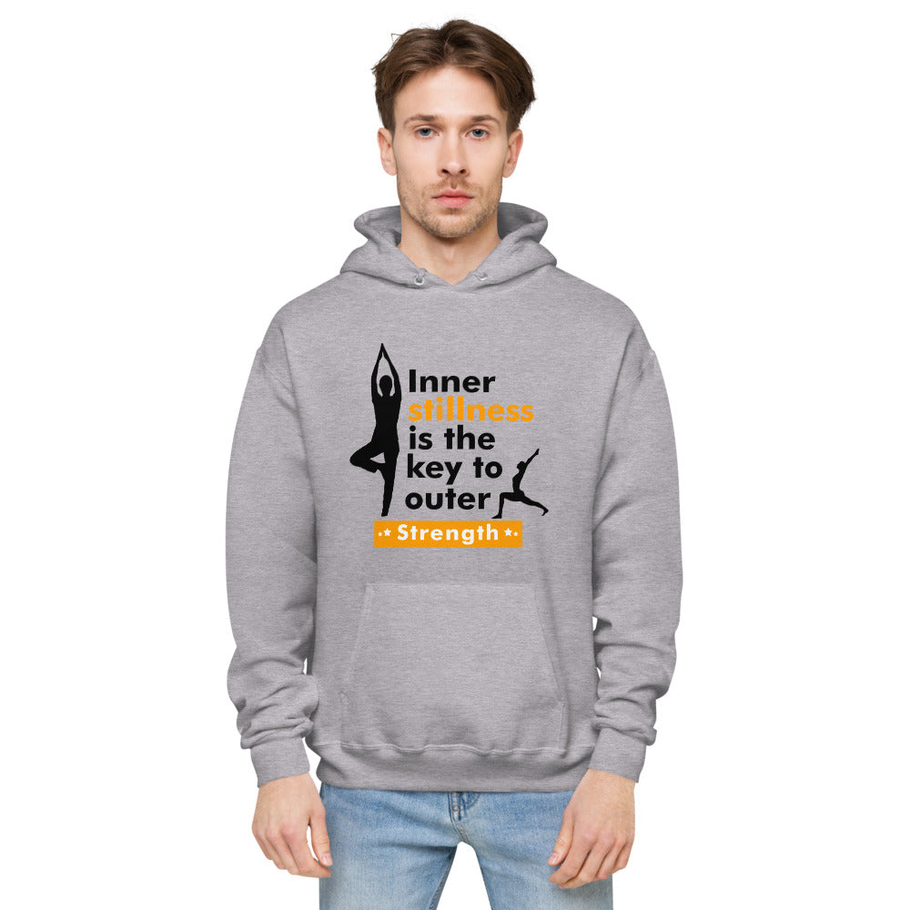 INNER STILLNESS IS THE KEY - Unisex fleece hoodie