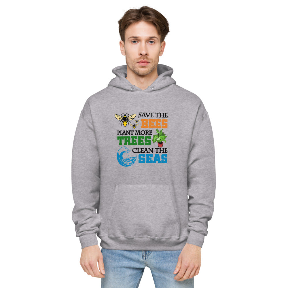 SAVE THE BEES - unisex fleece hoodie