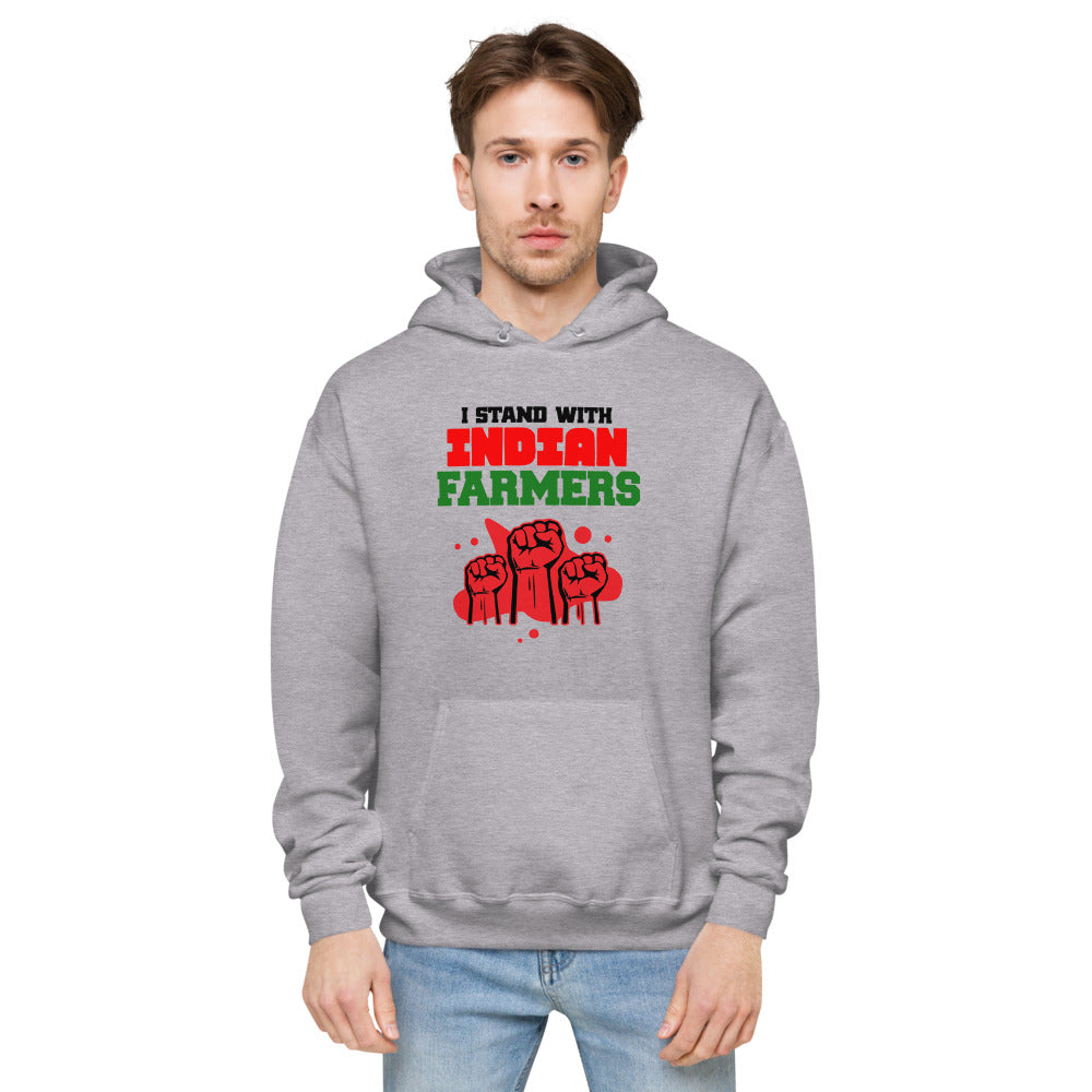 I STAND WITH INDIAN FARMERS - unisex fleece hoodie