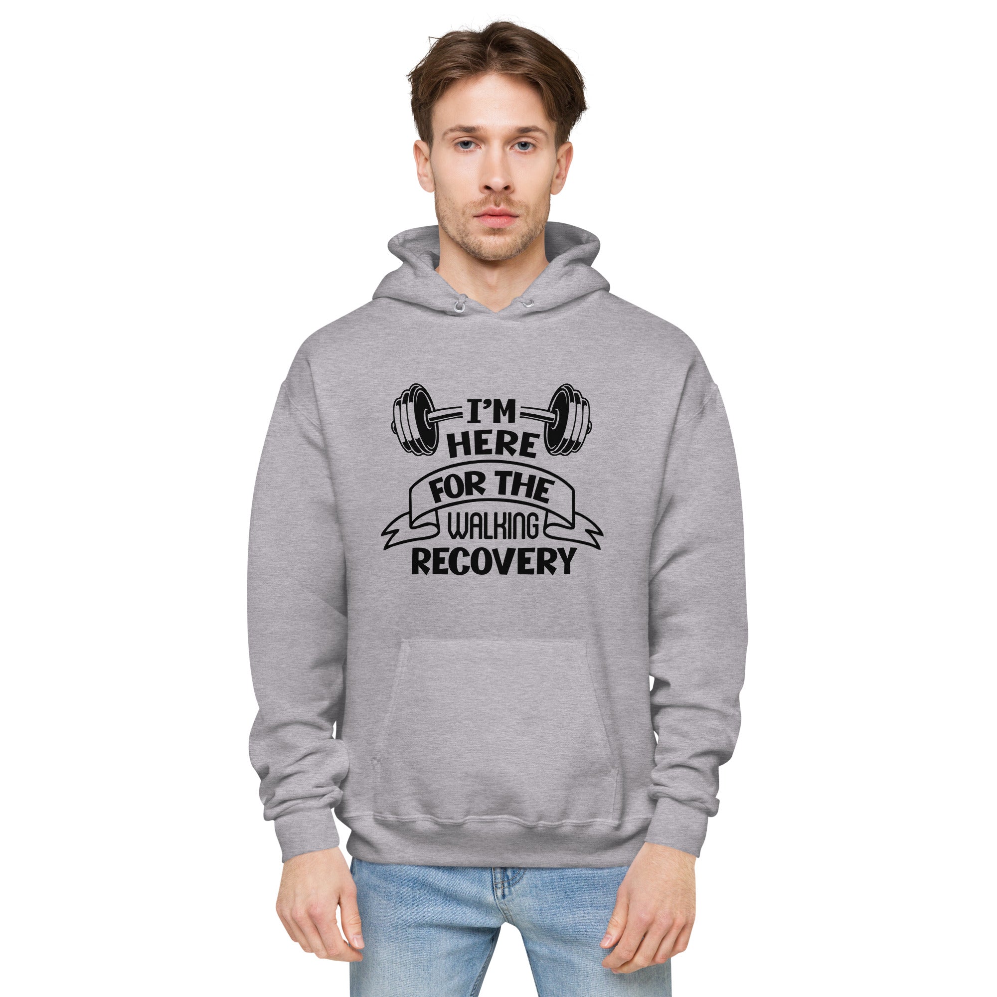 I'M HERE FOR THE WALKING RECOVERY - Unisex fleece hoodie
