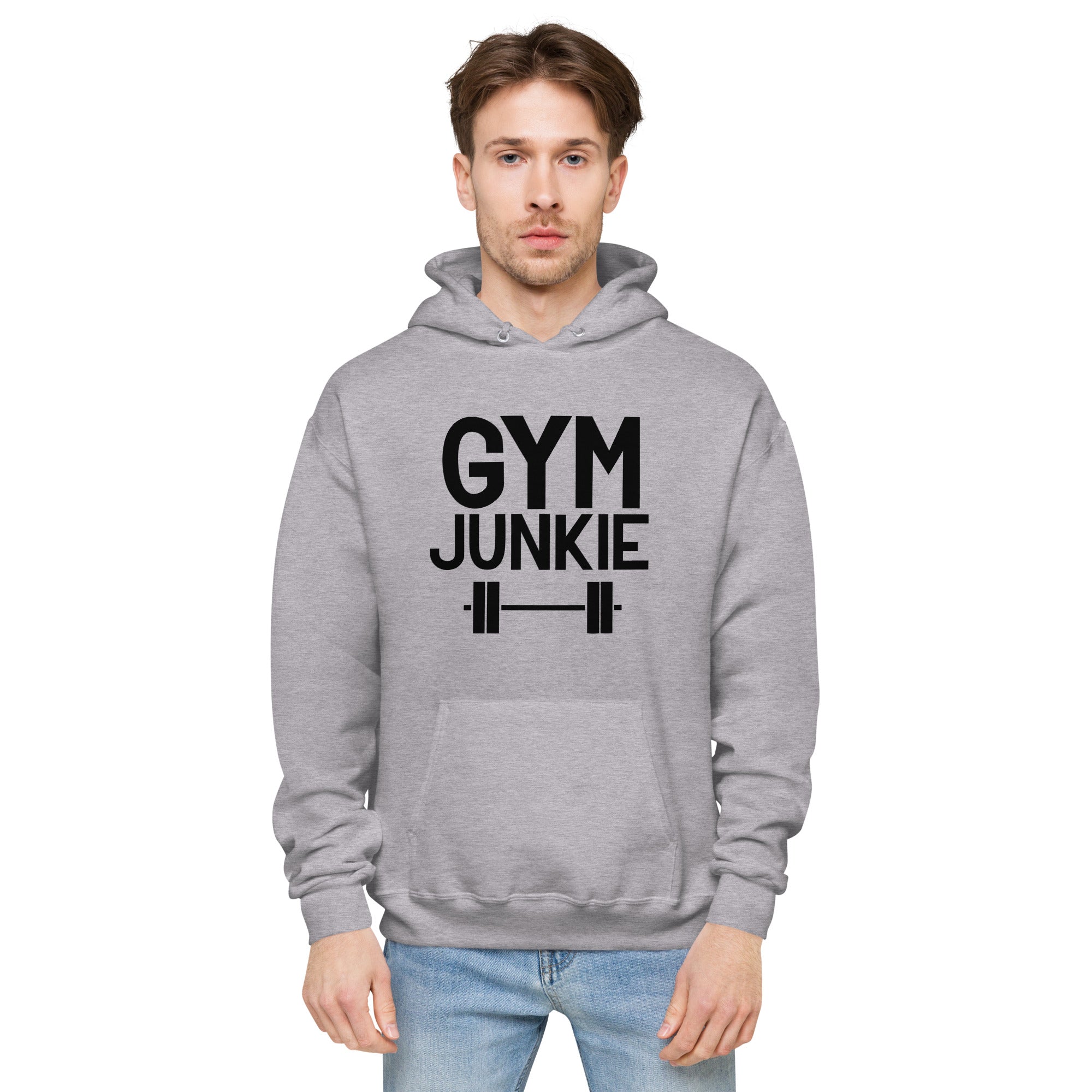 GYM JUNKIE - Unisex fleece hoodie
