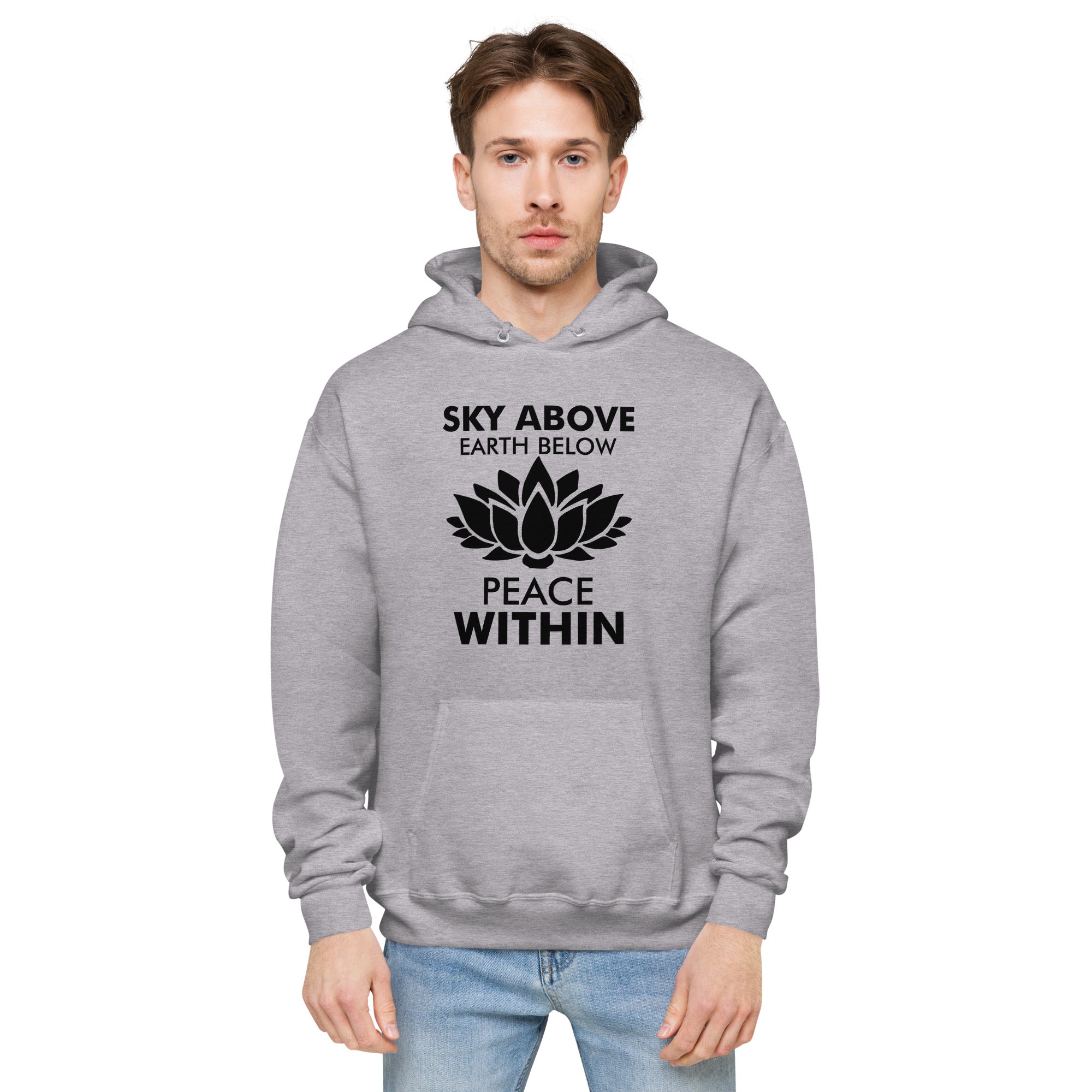 SKY ABOVE EARTH BELOW - Unisex fleece hoodie