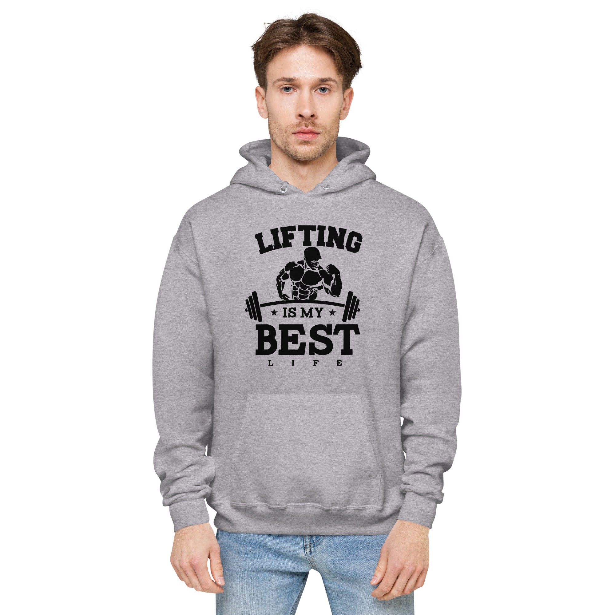 LIFTING IS MY BEST LIFE - Unisex fleece hoodie