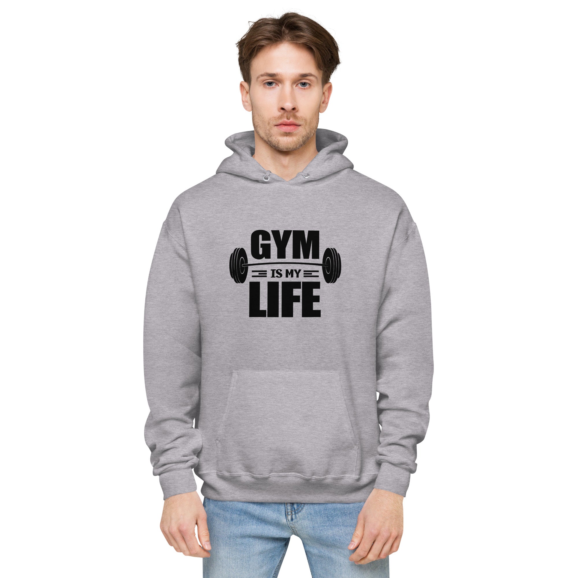 GYM IS MY LIFE - Unisex fleece hoodie