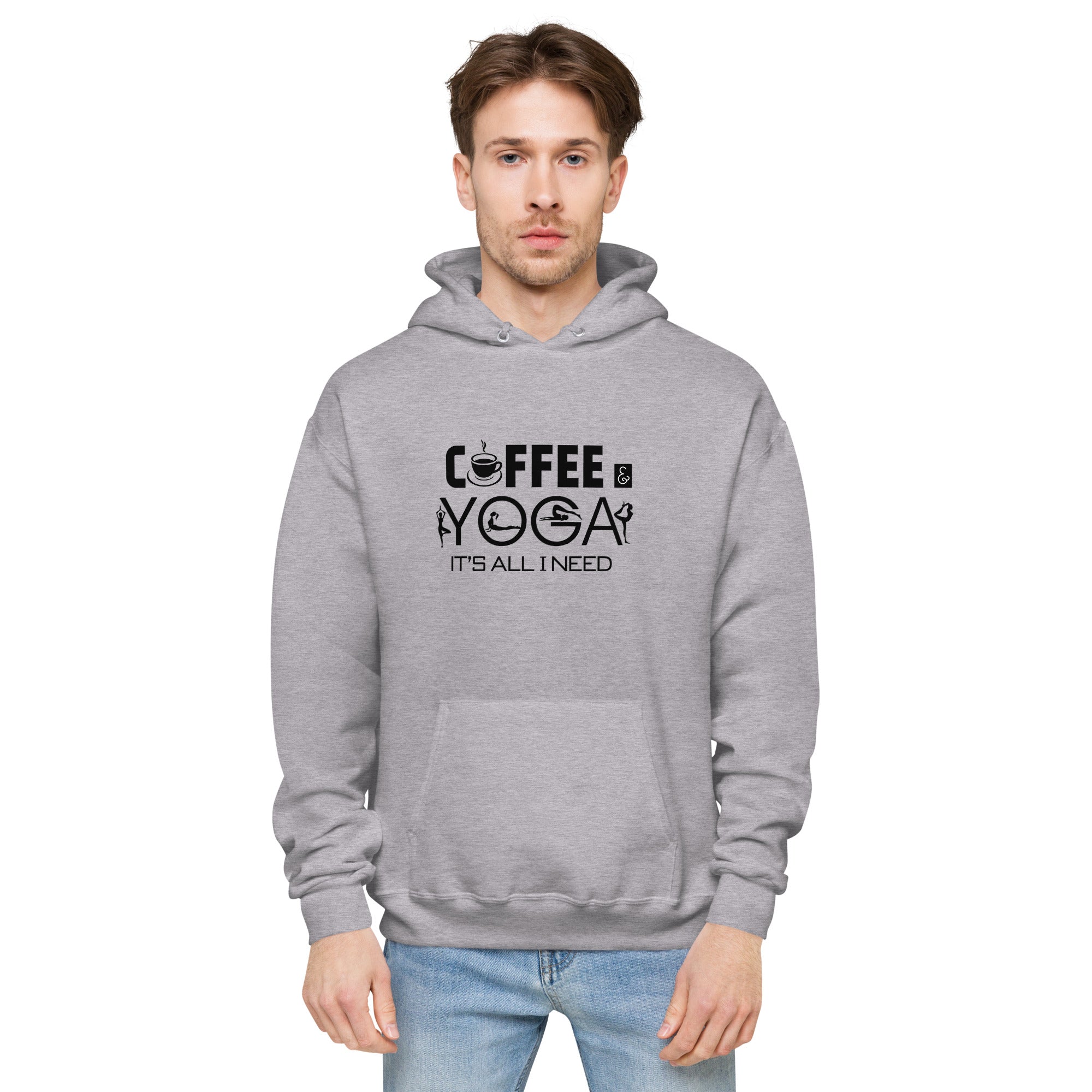 COFFEE YOGA IT'S ALL I NEED - Unisex fleece hoodie