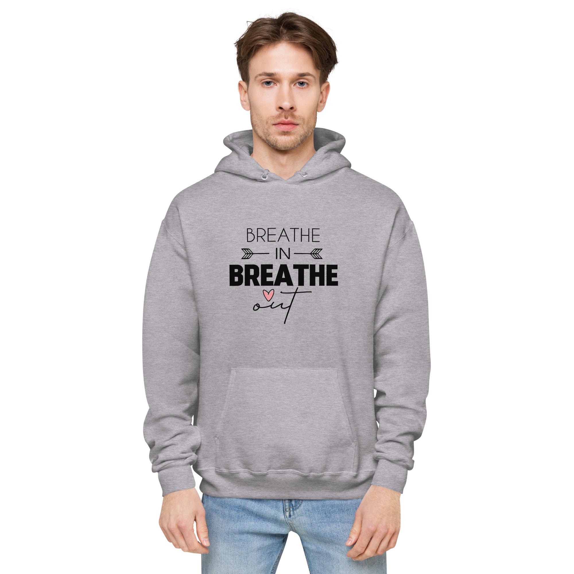 BREATHE IN BREATHE OUT - Unisex fleece hoodie