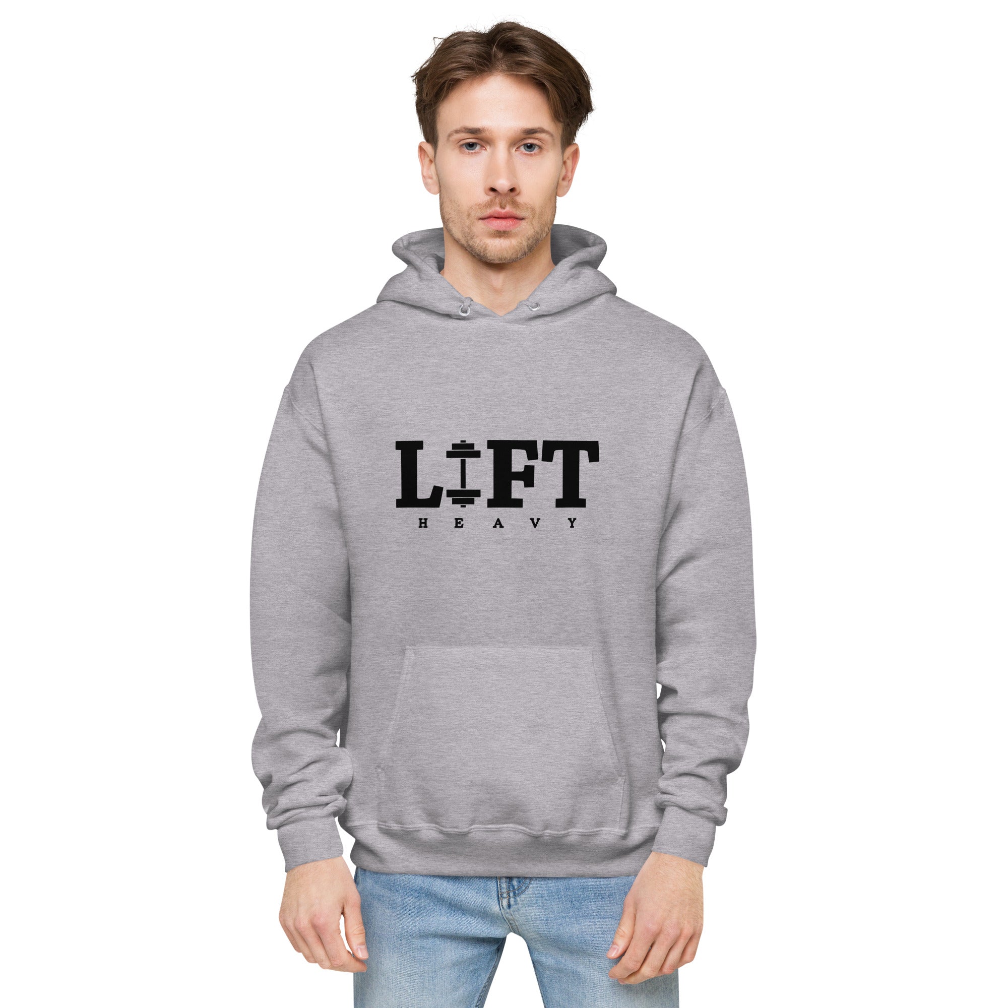 LIFT HEAVY - Unisex fleece hoodie