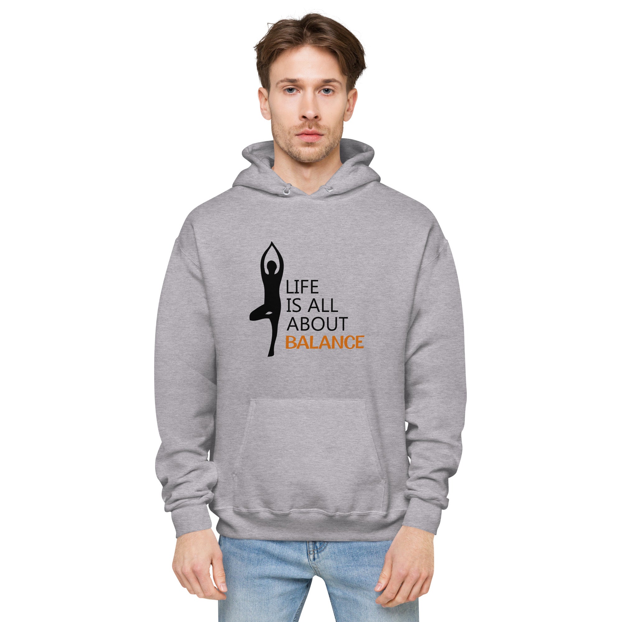 LIFE IS ALL ABOUT BALANCE - Unisex fleece hoodie