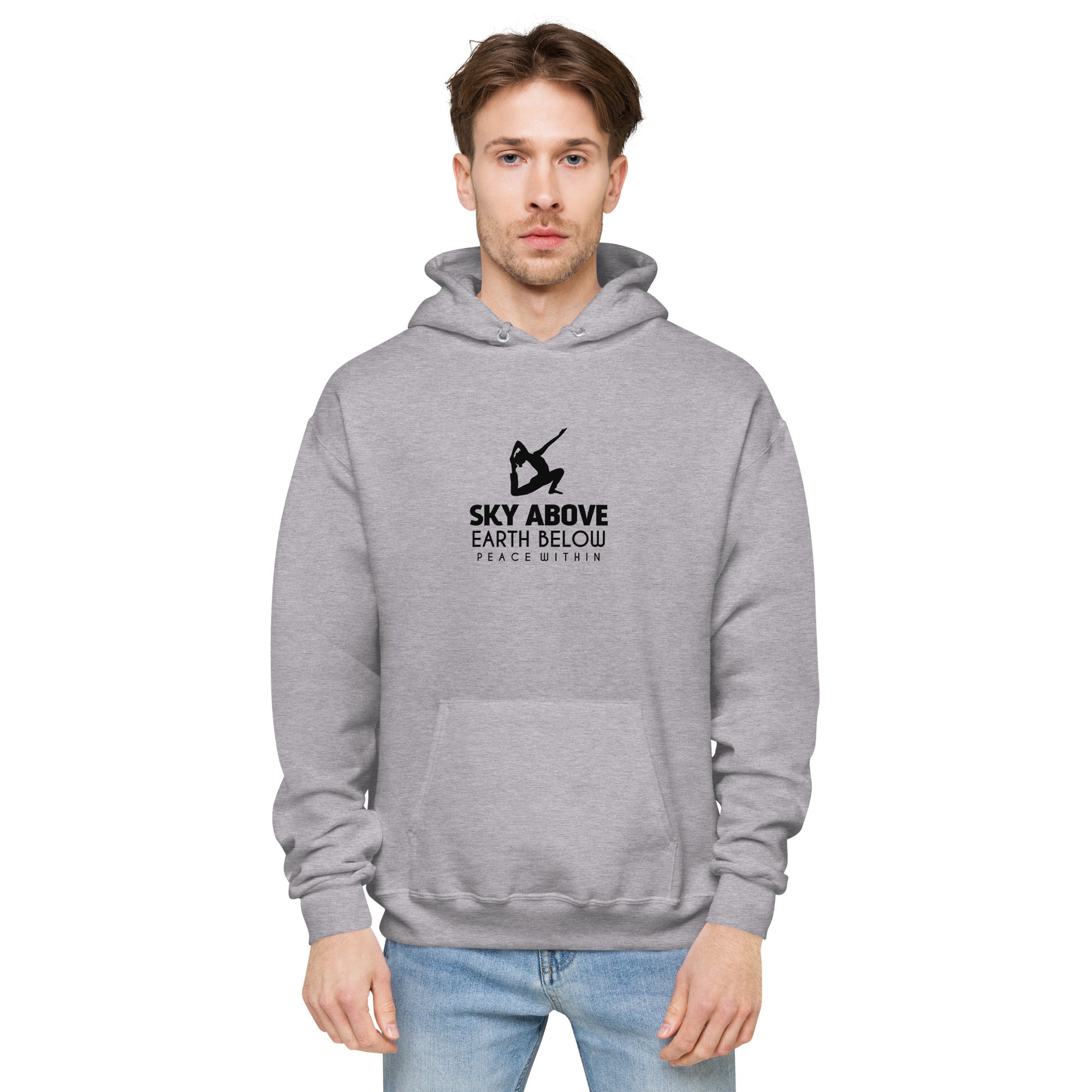 SKY ABOVE EARTH BELOW - Unisex fleece hoodie