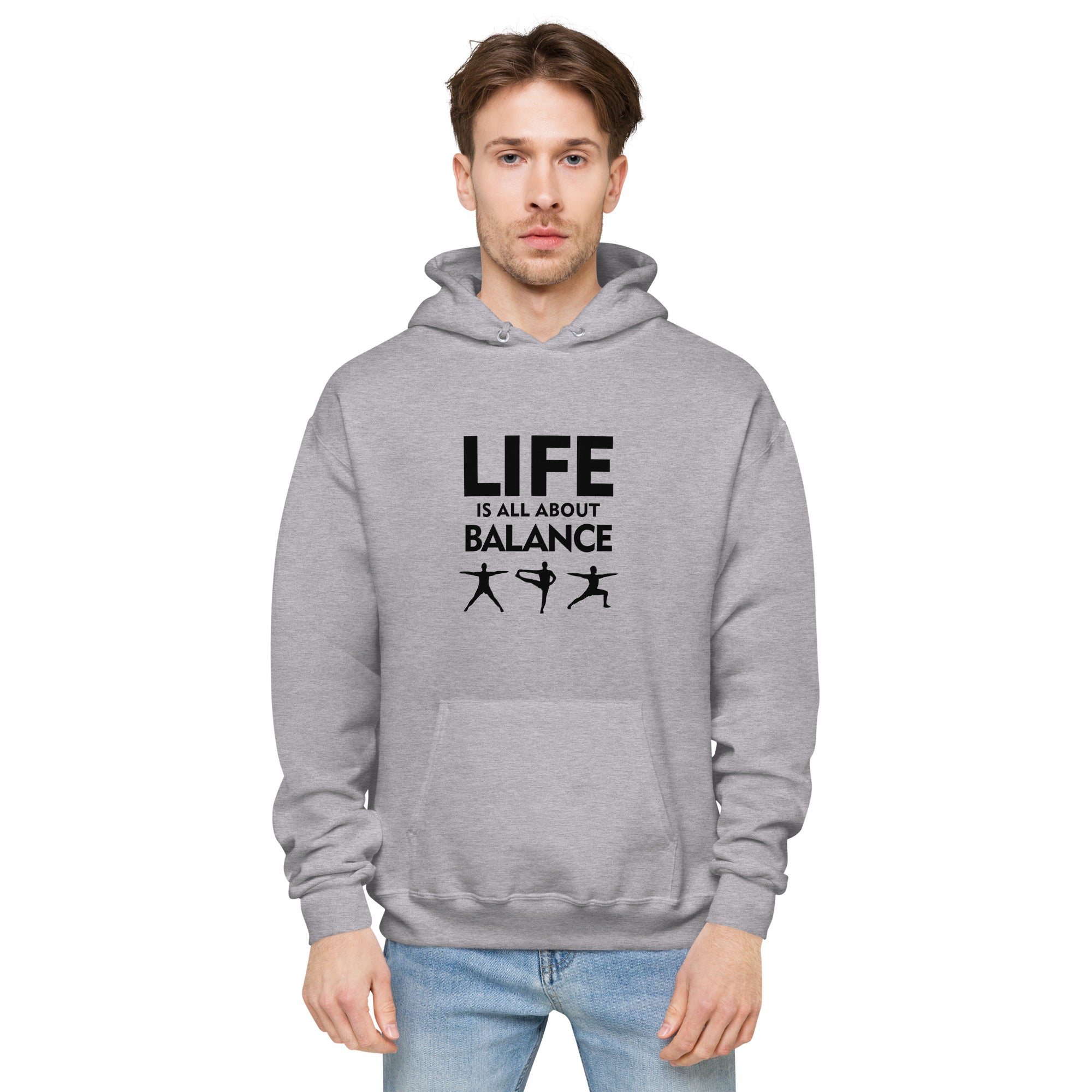 LIFE IS ALL ABOUT BALANCE - Unisex fleece hoodie