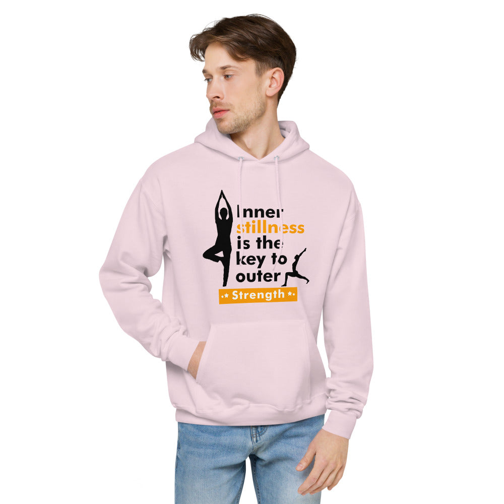 INNER STILLNESS IS THE KEY - Unisex fleece hoodie