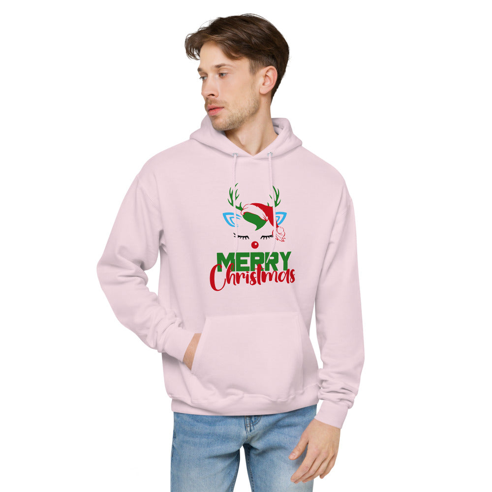 MERRY CHRISTMAS - unisex fleece hoodie