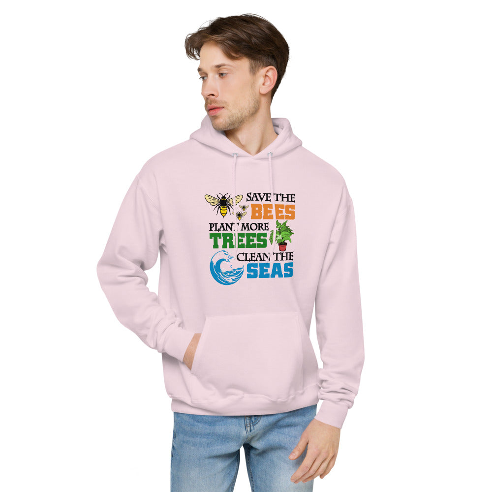 SAVE THE BEES - unisex fleece hoodie