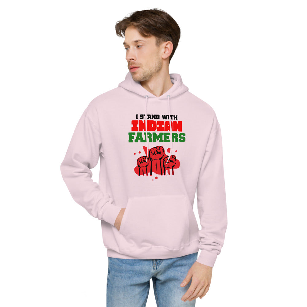 I STAND WITH INDIAN FARMERS - unisex fleece hoodie