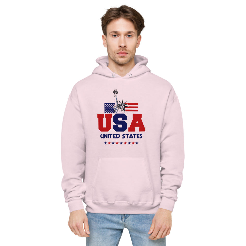 UNITED STATES OF AMERICA - unisex fleece hoodie