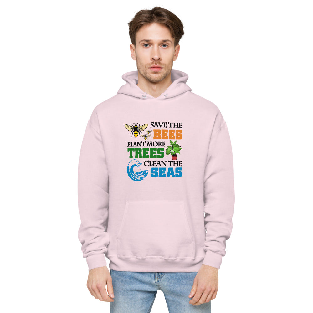 SAVE THE BEES - unisex fleece hoodie