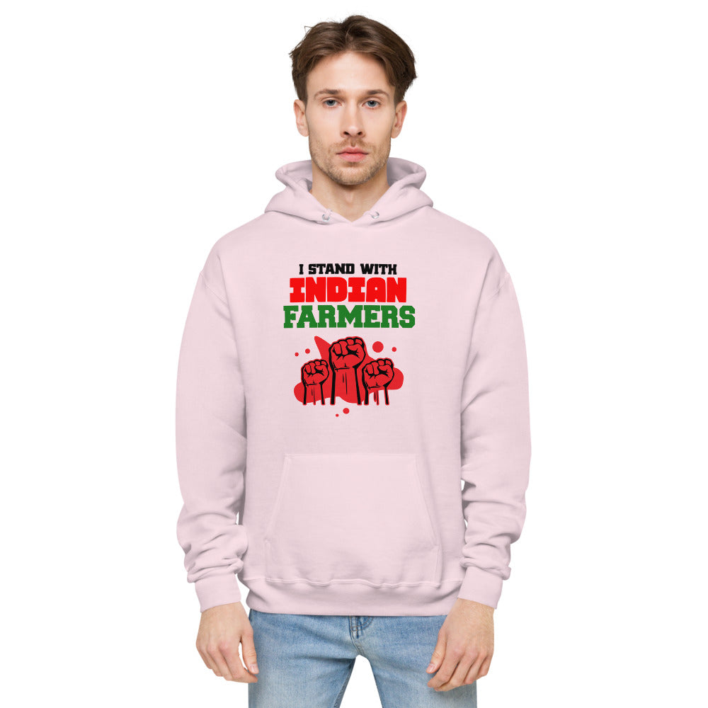 I STAND WITH INDIAN FARMERS - unisex fleece hoodie