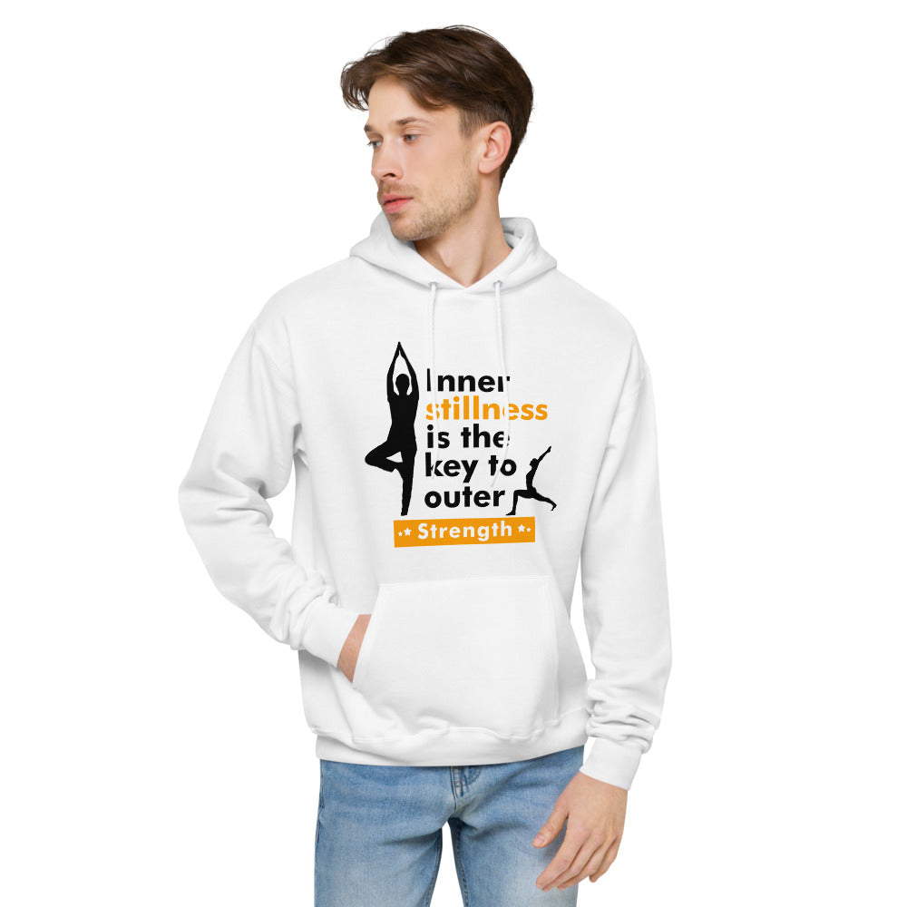 INNER STILLNESS IS THE KEY - Unisex fleece hoodie