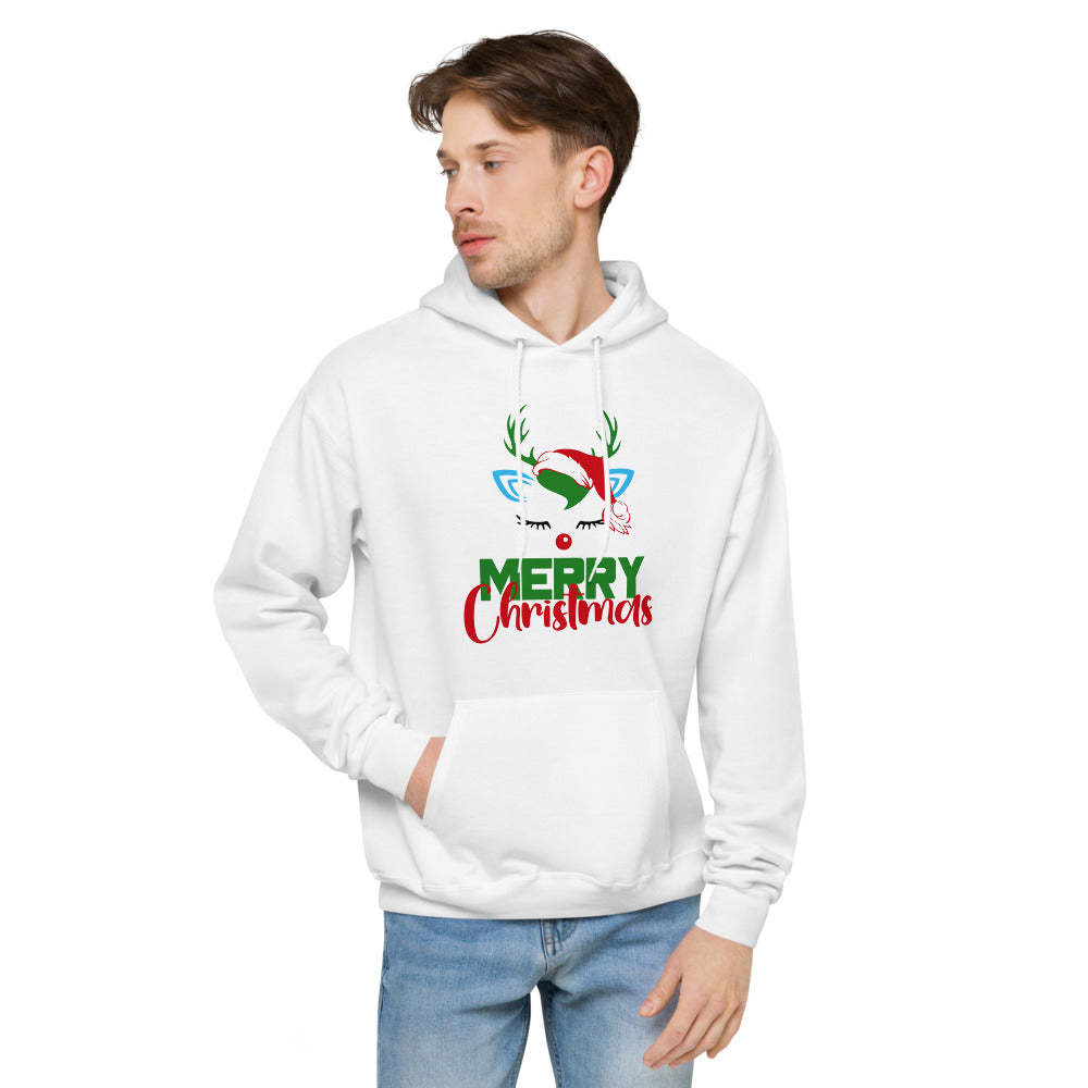 MERRY CHRISTMAS - unisex fleece hoodie