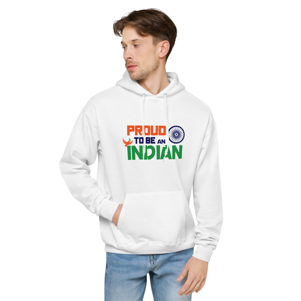PROUD TO BE AN INDIAN - unisex fleece hoodie