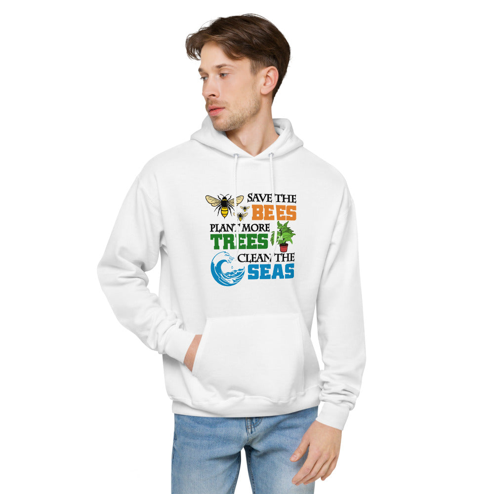 SAVE THE BEES - unisex fleece hoodie