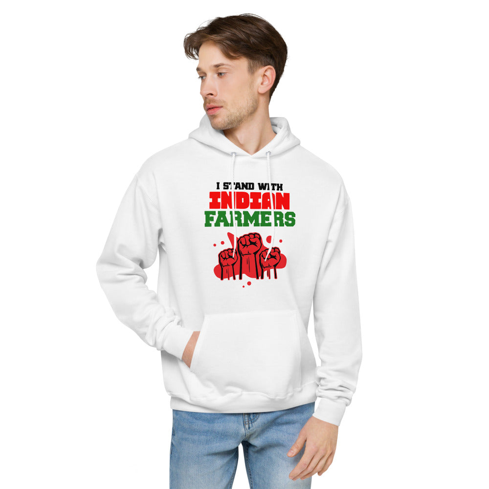 I STAND WITH INDIAN FARMERS - unisex fleece hoodie