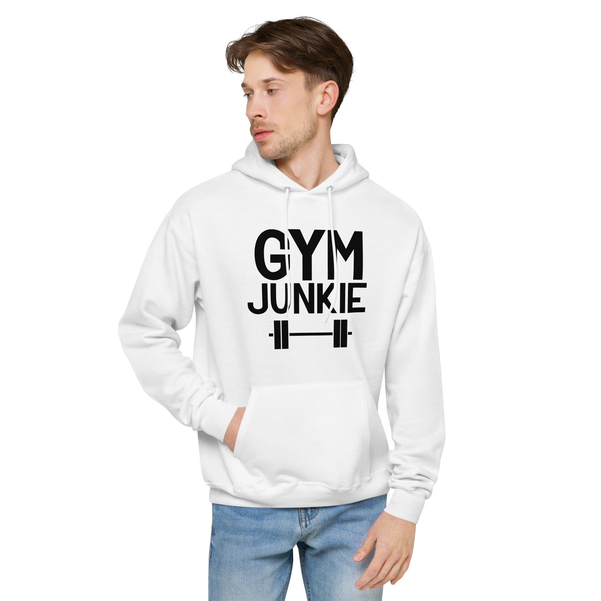 GYM JUNKIE - Unisex fleece hoodie