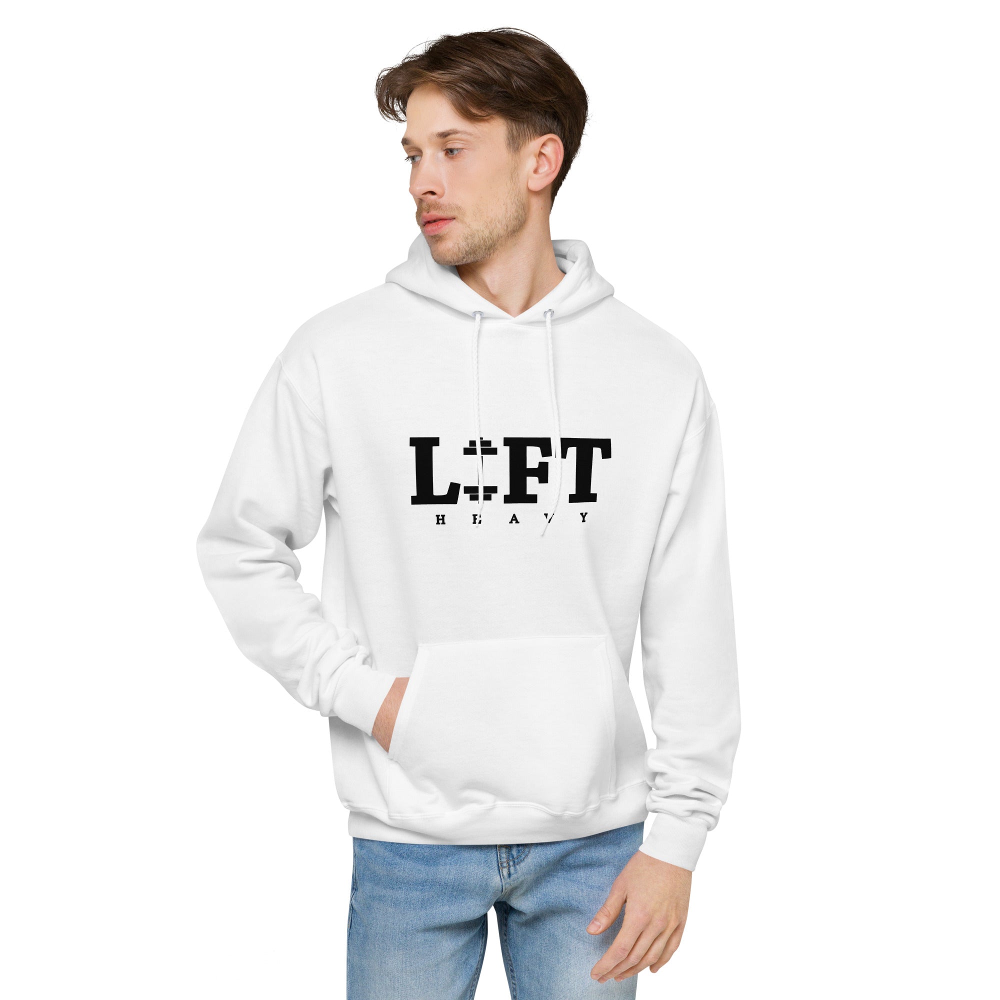 LIFT HEAVY - Unisex fleece hoodie